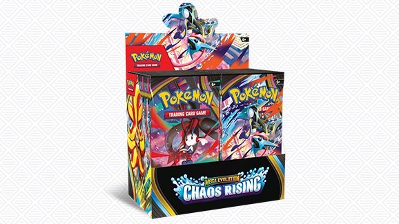 Sealed Chaos Rising Pokemon TCG booster display box for UK resell in 2026