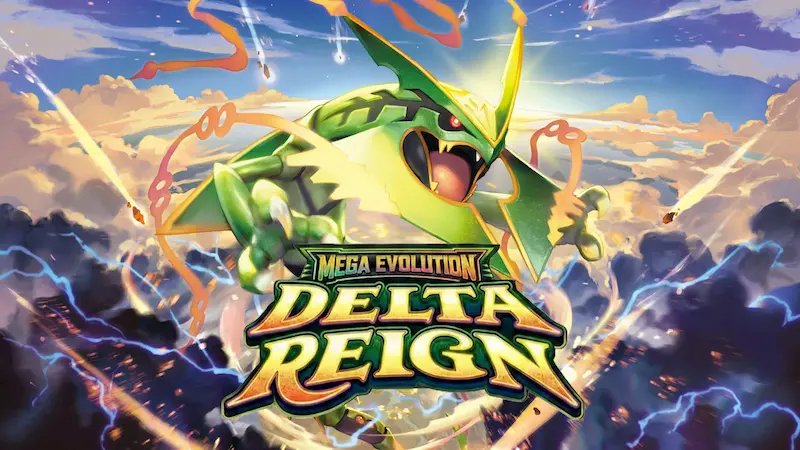 Sealed Delta Reign Pokemon booster box on a desk, UK resell guide 2026