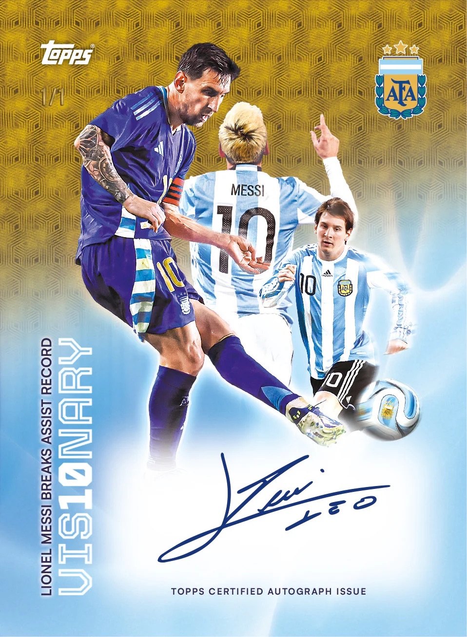 Topps Argentina Team Set 2026 box, real product photo