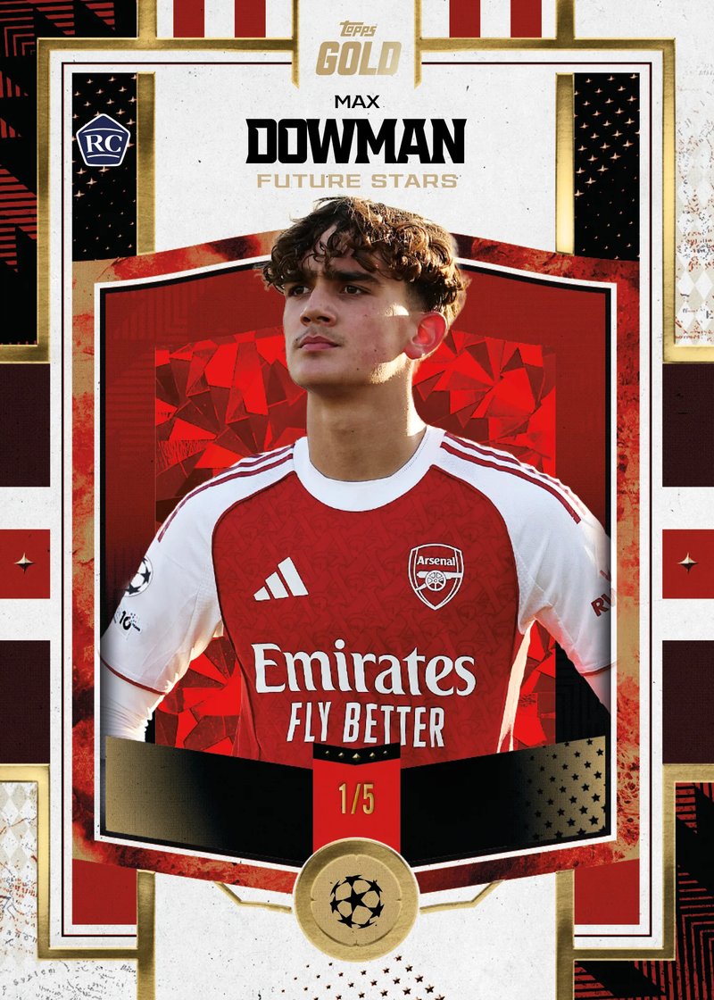A single premium sports trading card in a protective sleeve on a white surface, representing high-value autograph pulls in UK resell