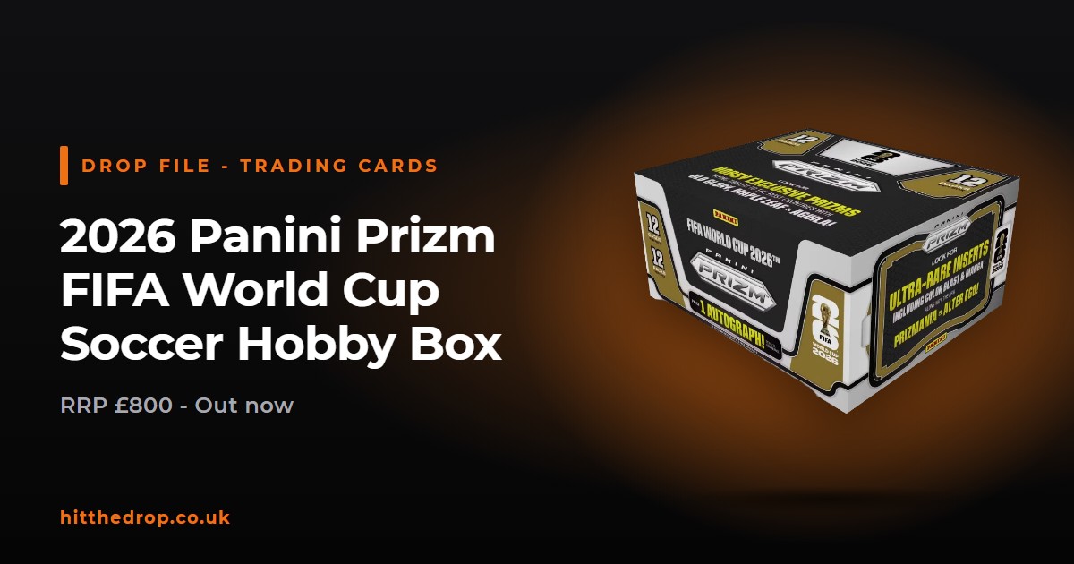 2026 Panini Prizm FIFA World Cup Soccer Hobby Box UK drop file