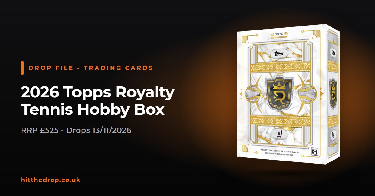 2026 Topps Royalty Tennis Hobby Box UK drop file