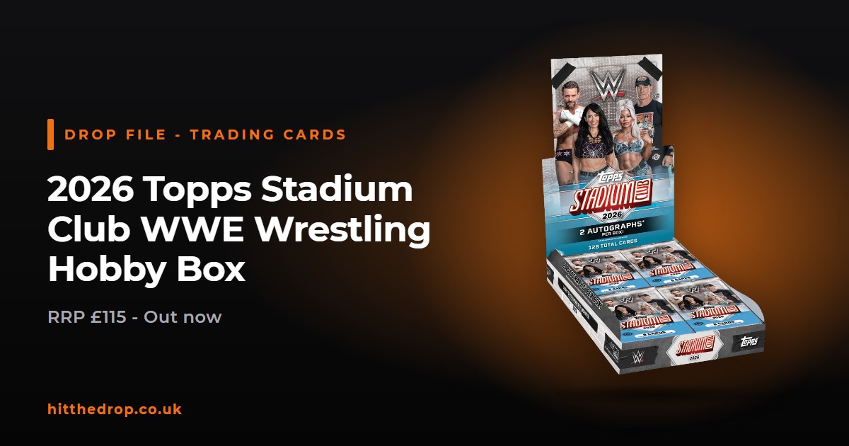 2026 Topps Stadium Club WWE Wrestling Hobby Box UK drop file