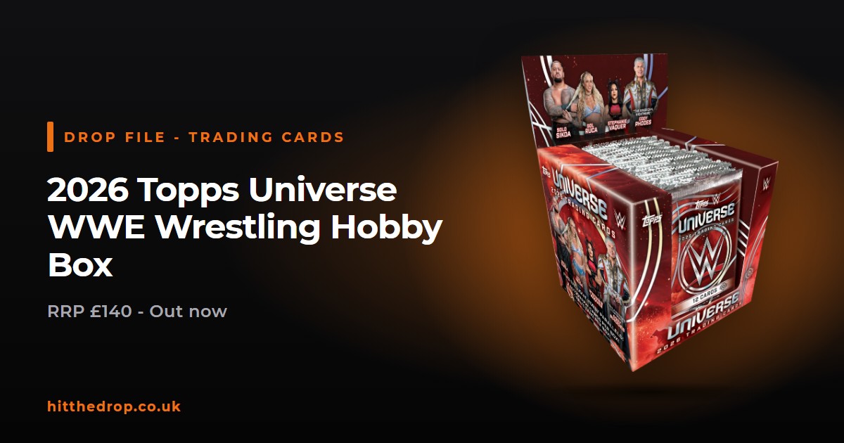 2026 Topps Universe WWE Wrestling Hobby Box UK drop file