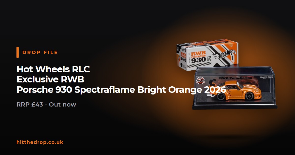 Hot Wheels RLC Exclusive RWB Porsche 930 Spectraflame Bright Orange 2026 UK drop file