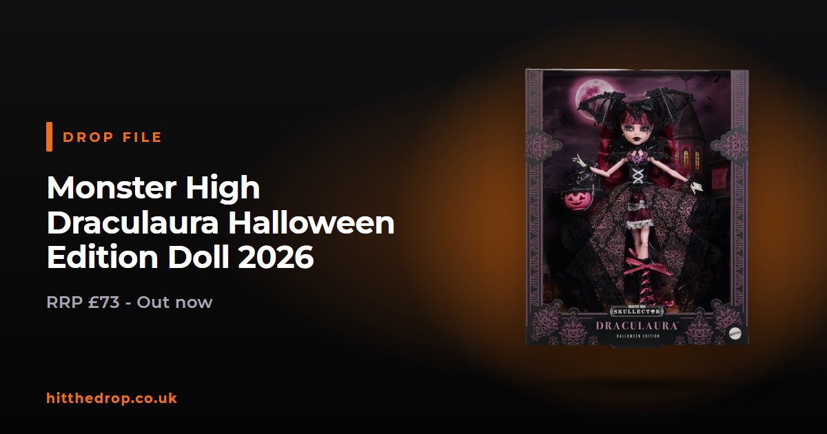 Monster High Draculaura Halloween Edition Doll 2026 UK drop file