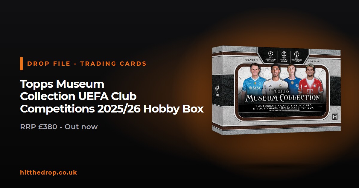 Topps Museum Collection UEFA Club Competitions 2025/26 Hobby Box UK drop file